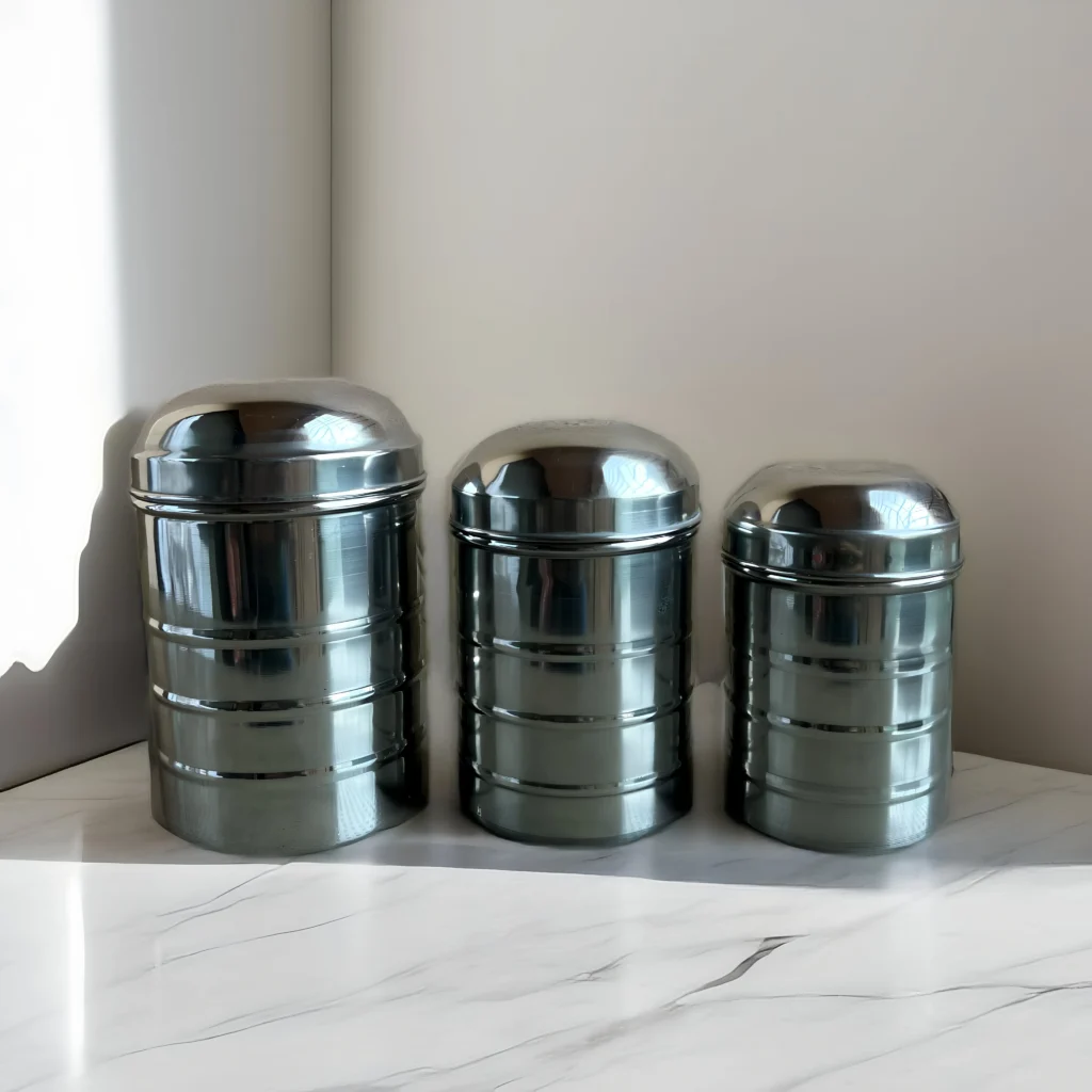 Stainless Steel Doom Canister Set