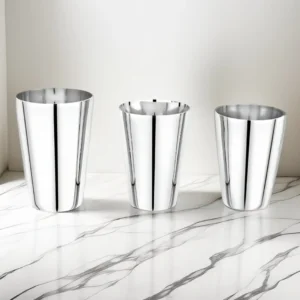 stainless steel plain glass