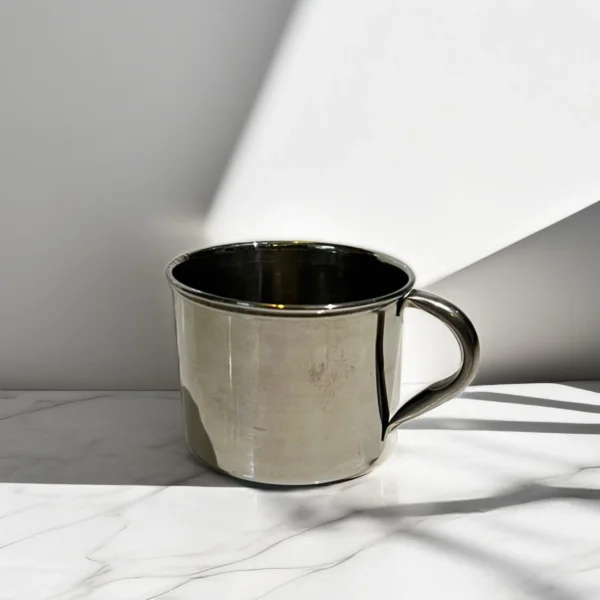 stainless steel single wall tea cup