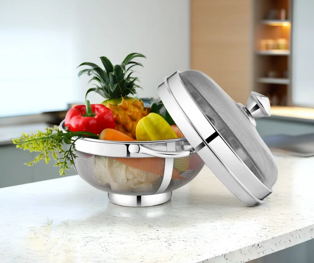 stainless steel fruit basket