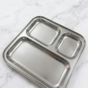 Stainless Steel Pav Bhaji Tray Thali