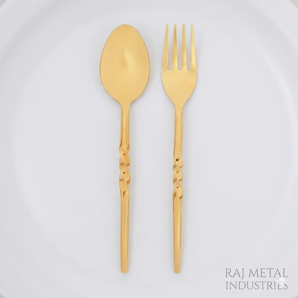 stainless steel spoon