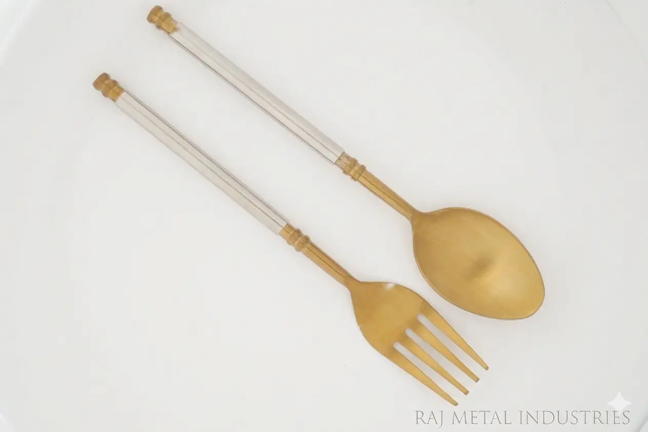 Sleek Twist Collection Stainless Steel Spoon