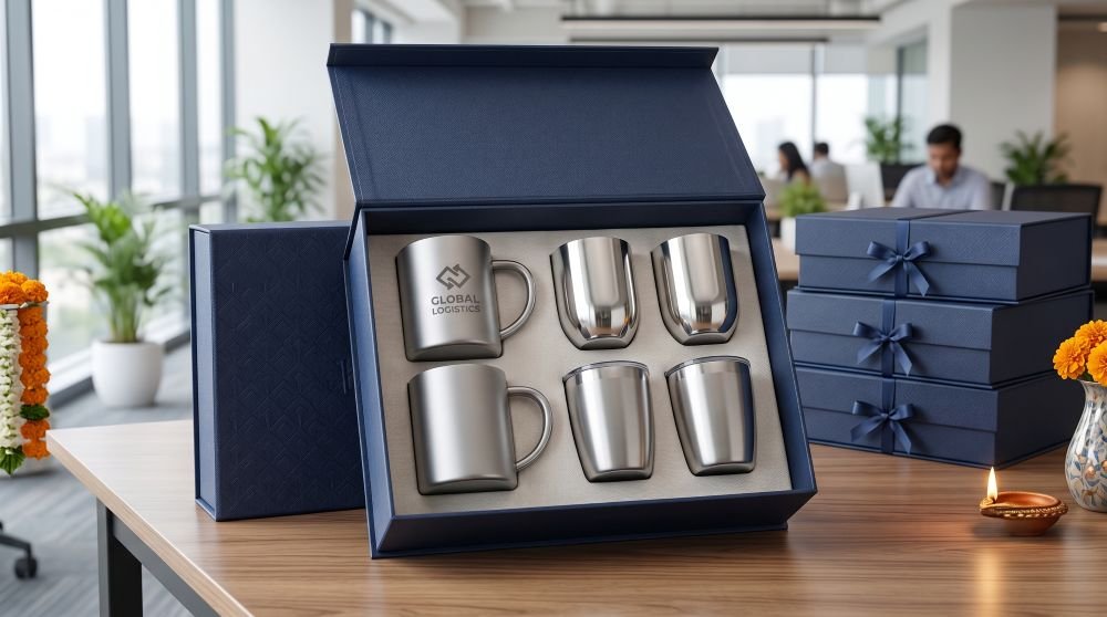 stainless steel cups and mugs for corporate gifting