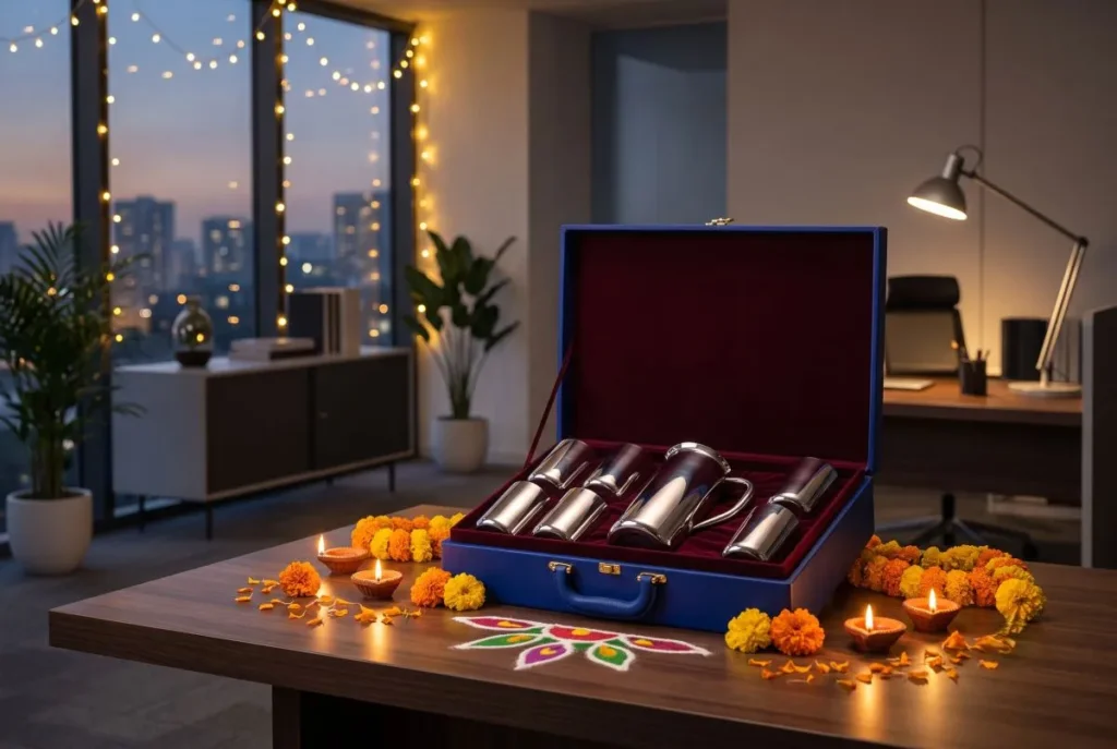 stainless steel glasses for diwali corporate gifting in India
