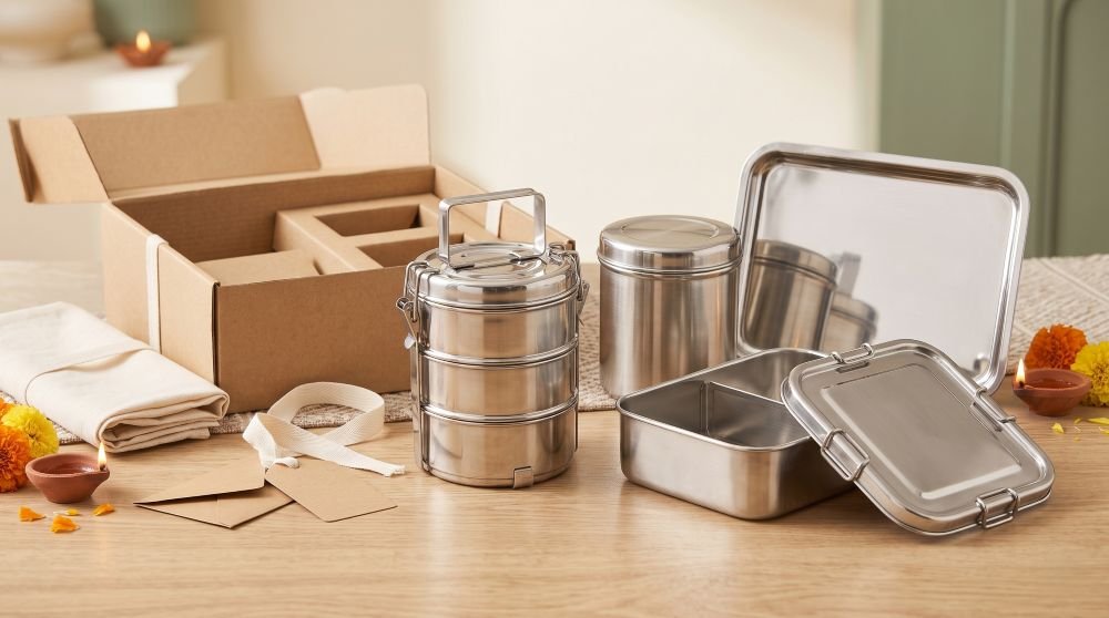 Sustainable Stainless Steel Tiffin Boxes