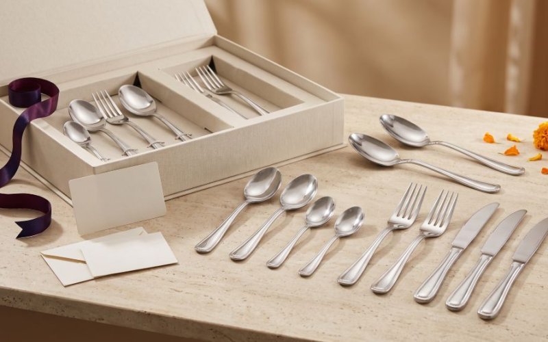 festive stainless steel spoon gift