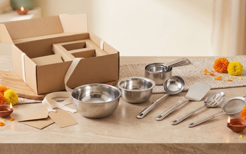 sustainable stainless steel essential kitchenware gifting